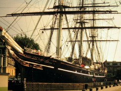 Гринвич. Клиппер Cutty Sark. Лондон. Англия