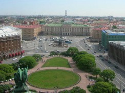 Россия. Санкт-Петербург. Мариинский дворец. Вид с Исаакиевского собора.