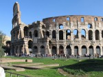 Колизей или Амфитеатр Флавиев — самый большой из древнеримских амфитеатров. Рим. Италия.