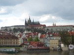 Чехия. Вид на Пражский град в панораме Праги.