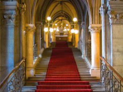 Австрия. Вена. Ратуша Ратхаус. Интерьер.