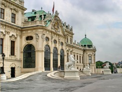 Австрия. Вена. Вход во дворец Бельведер