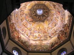 Под куполом собора Санта Мария дель Фьоре. Флоренция. Италия.