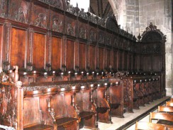 Швейцария. Хоры в Бернском кафедральном соборе. Швейцария. Хоры в Бернском кафедральном соборе.